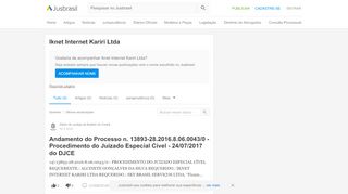 
                            12. Iknet Internet Kariri Ltda - JusBrasil