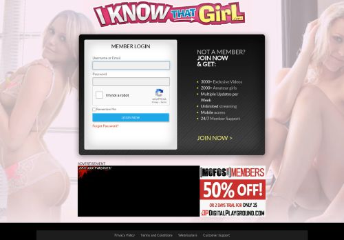 
                            1. IKnowThatGirl Members Login – Best GF Porn On The Web