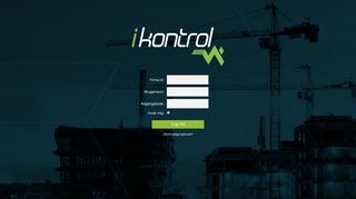 
                            4. iKontrol: Login