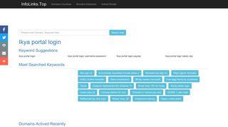 
                            7. Ikya portal login Search - InfoLinks.Top