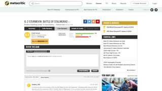 
                            11. IL-2 Sturmovik: Battle of Stalingrad - Metacritic