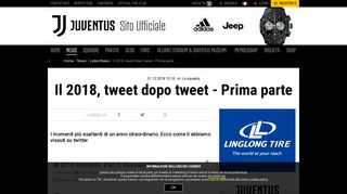 
                            9. Il 2018, tweet dopo tweet - Prima parte - Juventus.com