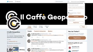 
                            8. Il Caffè Geopolitico (@CafeGeopolitico) | Twitter