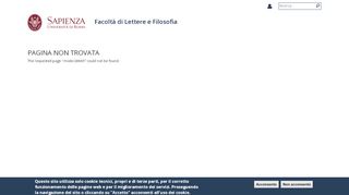 
                            4. Il corso su https://elearning2.uniroma1.it/login/index.php | Facoltà di ...