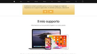 
                            1. Il mio supporto - Supporto Apple ufficiale - Apple Support