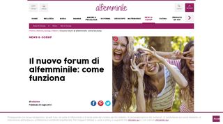 
                            4. il nuovo forum di alfemminile: come funziona