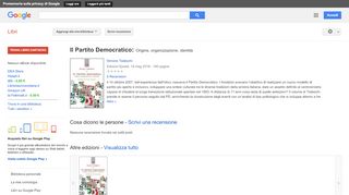 
                            11. Il Partito Democratico: Origine, organizzazione, identità