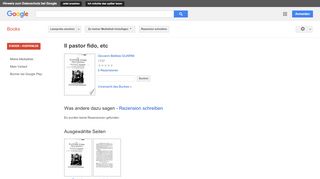 
                            6. Il pastor fido, etc - Google Books-Ergebnisseite