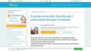 
                            3. Il portale online dello Sportello per il consumatore Energia e Ambiente