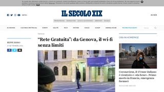 
                            8. Il progetto - “Rete Gratuita”: da Genova, il wi-fi senza limiti | Liguria ...