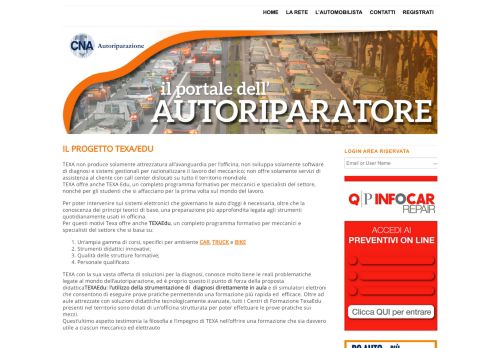 
                            8. Il progetto TEXA/EDU - CNA Autoriparazione