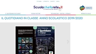 
                            5. Il Quotidiano in Classe. Anno scolastico 2018/2019 - Scuola che fa rete