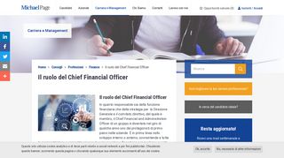 
                            5. Il ruolo del Chief Financial Officer - Michael Page