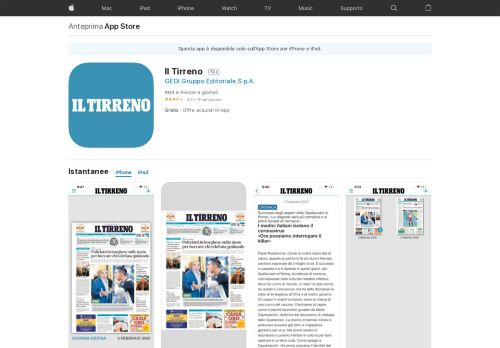 
                            8. Il Tirreno su App Store - iTunes - Apple