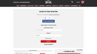 
                            3. Il tuo profilo - Il Fatto Social Club - Il Fatto Quotidiano