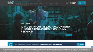 
                            5. Il video in cui i R.E.M. raccontano il loro capolavoro 'Losing my religion ...
