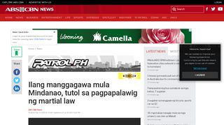 
                            13. Ilang manggagawa mula Mindanao, tutol sa pagpapalawig ng ...