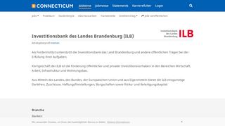 
                            8. ILB Brandenburg | Arbeitgeber - Karriere - Profil - Connecticum
