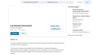 
                            6. ILB SENADO EDUCAÇÃO | LinkedIn