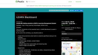 
                            5. iLEARN Blackboard - Peatix