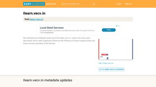 
                            12. Ilearn.vecv.in - Easycounter