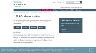 
                            13. ILIAS Crashkurs | Hochschule Luzern