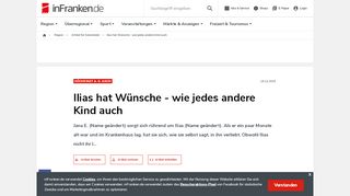 
                            11. Ilias hat Wünsche - wie jedes andere Kind auch - inFranken