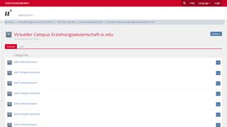 
                            10. ILIAS Universität Bern - Virtueller Campus Erziehungswissenschaft vc ...
