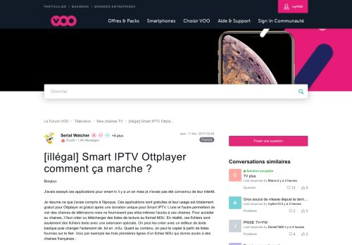 
                            12. [illégal] Smart IPTV Ottplayer comment ça marche ? | VOO