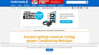 
                            6. Illegales Cardsharing: Europol gelingt massiver Schlag gegen Betrüger