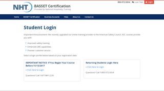 
                            13. Illinois Basset Alcohol Certification Online | Login