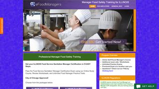 
                            8. ILLINOIS Food Manager Certification | eFoodhandlers®