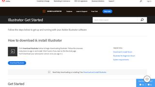 
                            3. Illustrator Get Started - Adobe Help Center