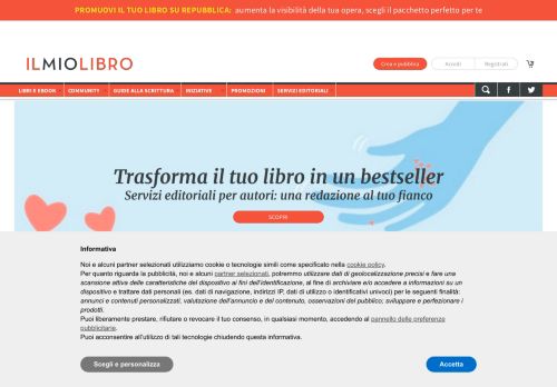 
                            4. ILMIOLIBRO: Pubblicare libri, e-book – Stampare, leggere libri online