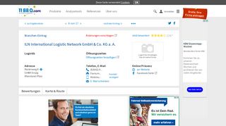 
                            10. ▷ ILN International Logistic Network GmbH & Co. KG a. A. | Tel ...