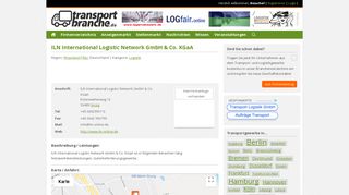 
                            5. ILN International Logistic Network GmbH & Co. KGaA in 53489 Sinzig ...