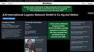 
                            12. ILN International Logistic Network GmbH U Co Kg Auf Aktien ...