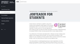 
                            7. I'm a student/graduate | JobTeaser online career platform | Career ...