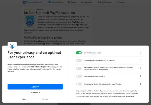 
                            12. Im App Store mit PayPal bezahlen - iPhone-Tricks.de