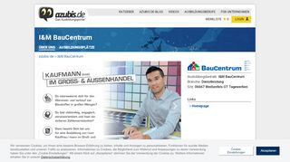 
                            9. I&M BauCentrum dein Ausbildungsbetrieb | azubis.de