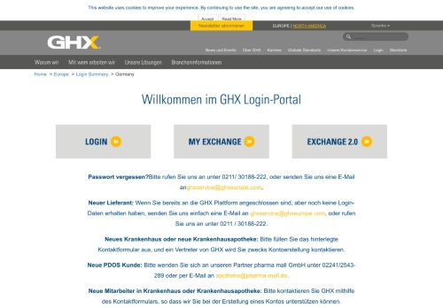 
                            7. im GHX Login-Portal - Germany | GHX