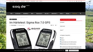
                            11. Im Härtetest: Sigma Rox 7.0 GPS - Soq.de