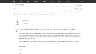 
                            12. I'm having trouble sending emails on my 1… - Apple Community