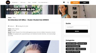 
                            13. Im Interview mit Gilles - Dualer Student bei AIRBUS | StudentJob DE