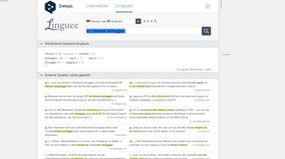
                            10. im Intranet einloggen - Englisch-Übersetzung – Linguee Wörterbuch