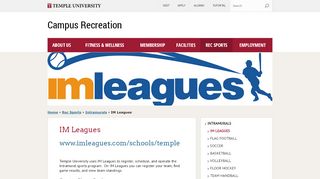 
                            13. IM Leagues | Campus Recreation