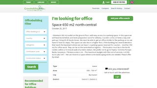 
                            13. I'm looking for office: Space 650 m2 north-central
