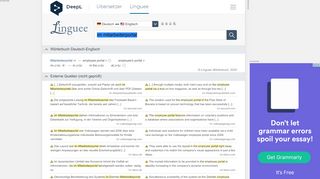 
                            11. im Mitarbeiterportal - Englisch-Übersetzung – Linguee Wörterbuch