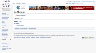 
                            5. im Moment - Wiktionary