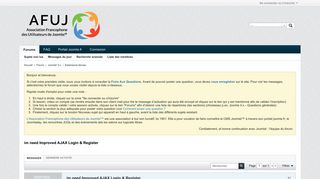 
                            7. im need Improved AJAX Login & Register - Forums Joomla.fr